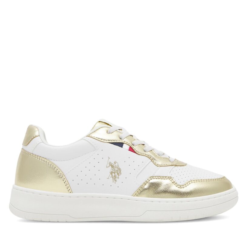 Сникърси U.S. Polo Assn. DENNY004A Бял цвят на ниска цена