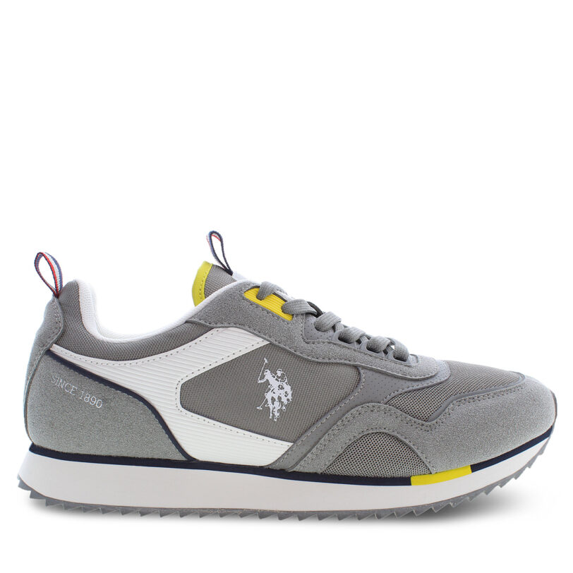 Сникърси U.S. Polo Assn. Ethan ETHAN001 Сив цвят на ниска цена