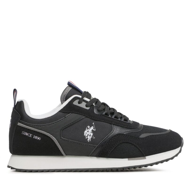 Сникърси U.S. Polo Assn. Ethan ETHAN001 Черен цвят на ниска цена