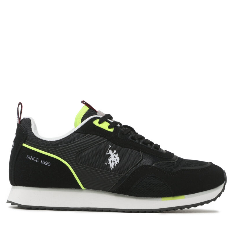 Сникърси U.S. Polo Assn. Ethan ETHAN001 Черен цвят на ниска цена