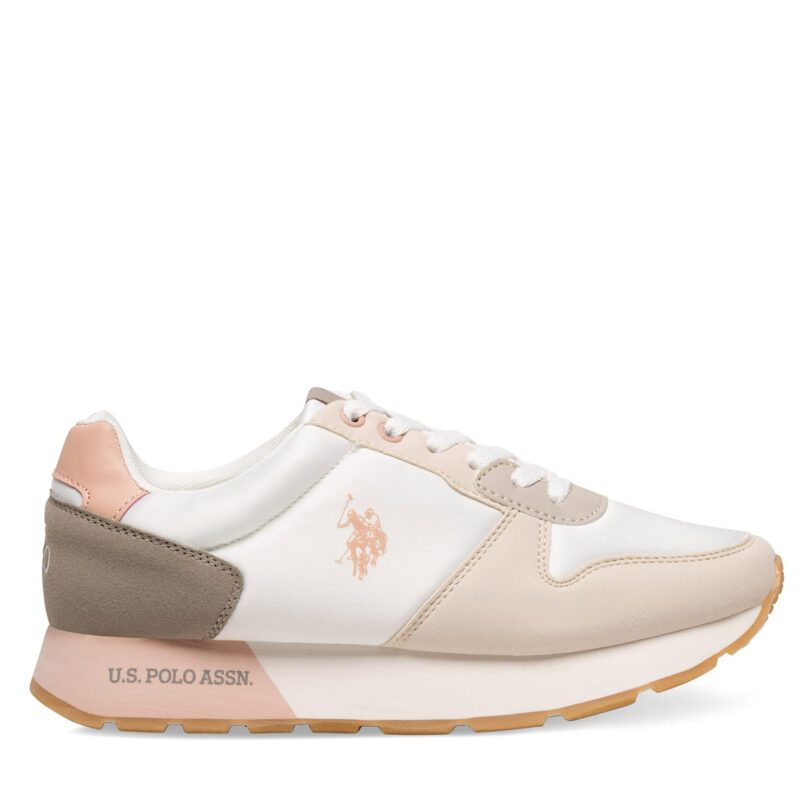 Сникърси U.S. Polo Assn. KITTY002A Бял цвят на ниска цена
