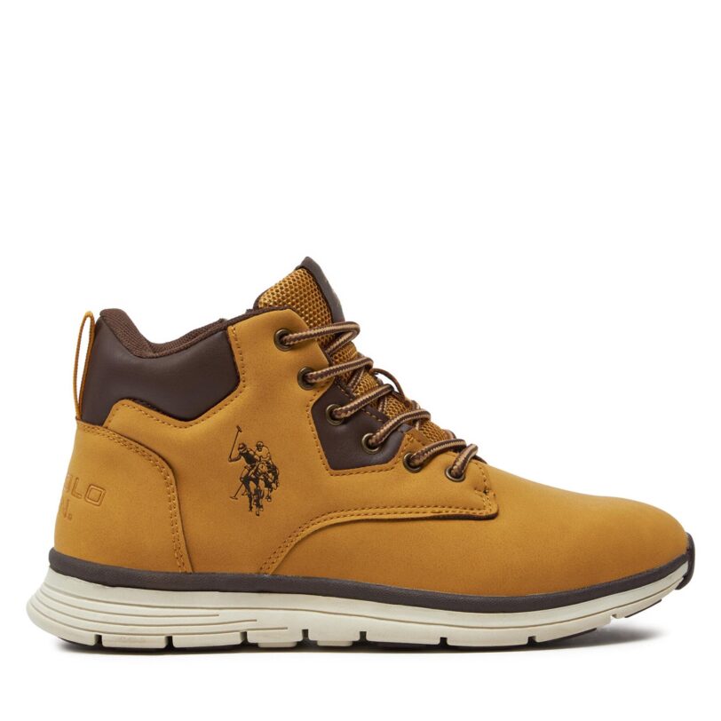 Сникърси U.S. Polo Assn. KREED001 S Кафяв цвят на ниска цена