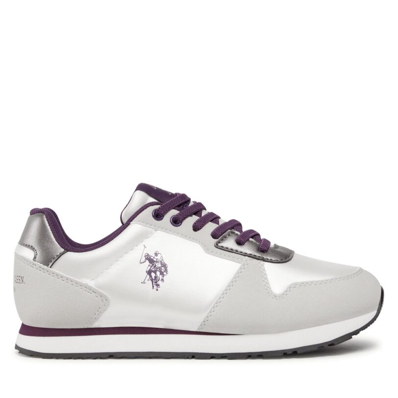 Сникърси U.S. Polo Assn. NOBIK011A Бял цвят на ниска цена