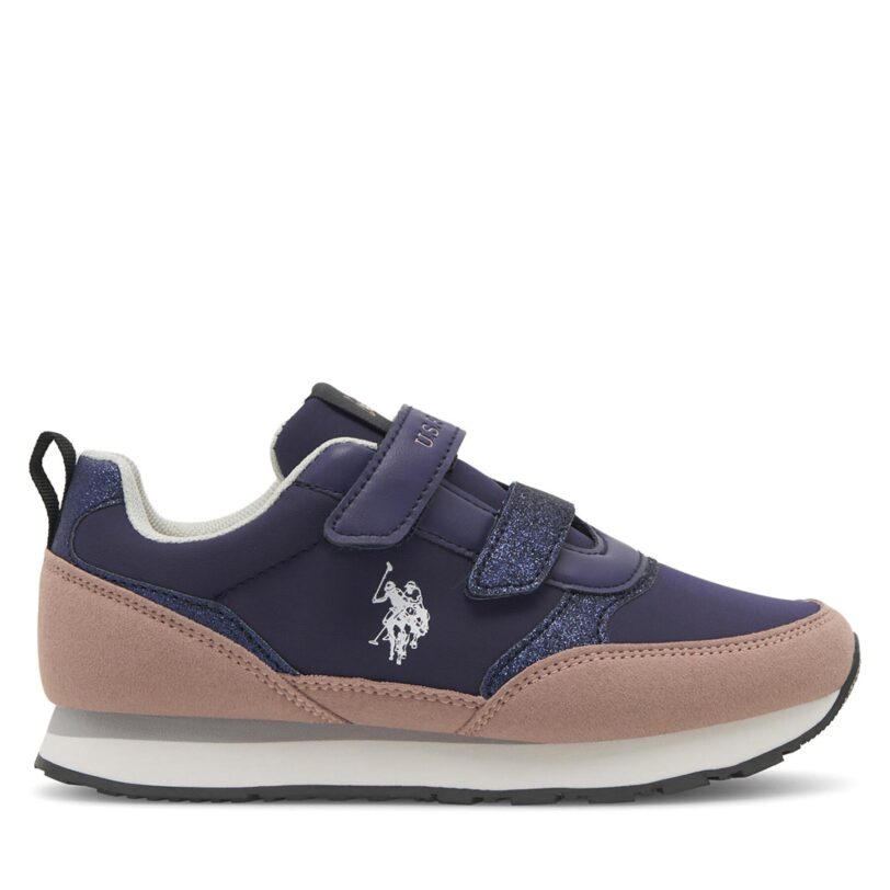 Сникърси U.S. Polo Assn. NOBIK012 Тъмносин цвят на ниска цена