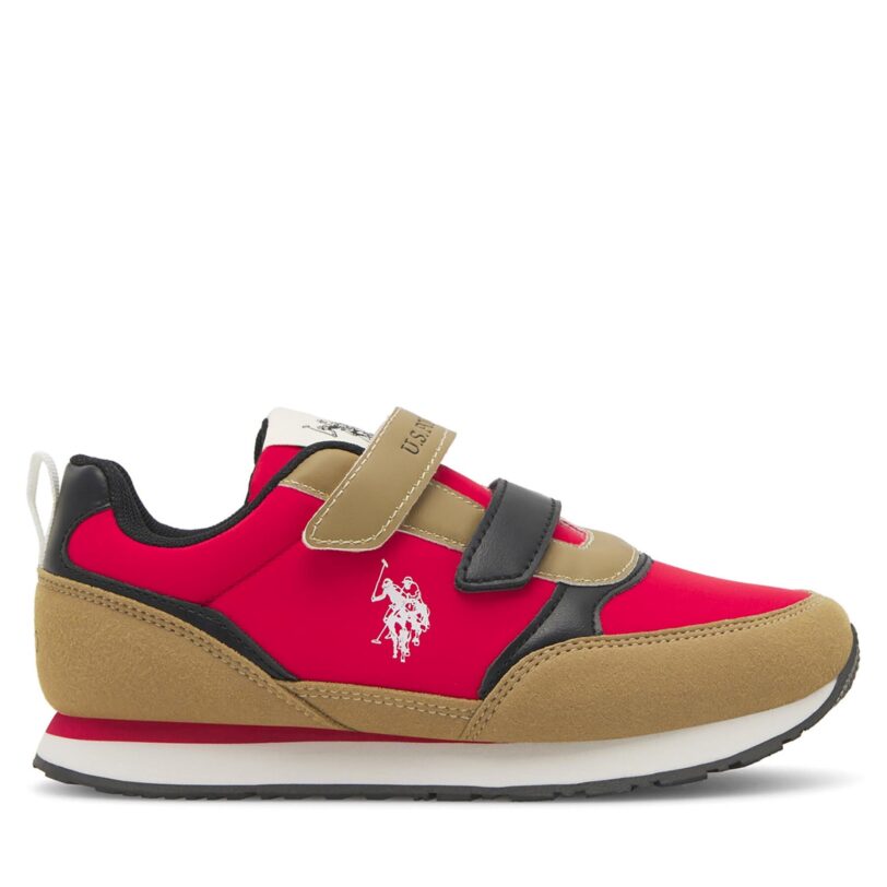 Сникърси U.S. Polo Assn. NOBIK012A Червен цвят на ниска цена