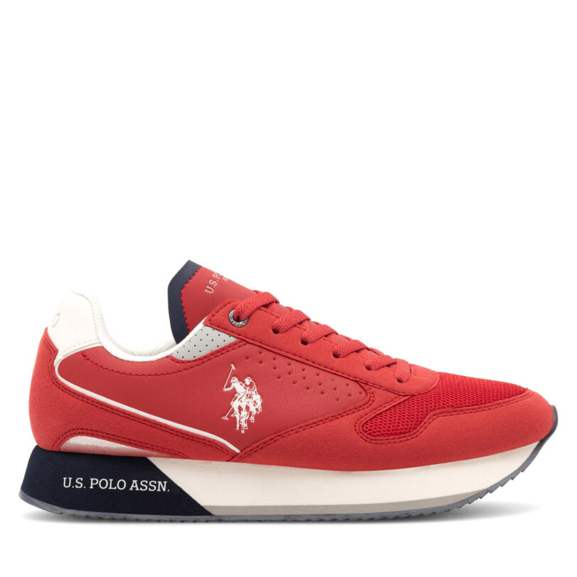 Сникърси U.S. Polo Assn. NOBIL003G Червен цвят на ниска цена