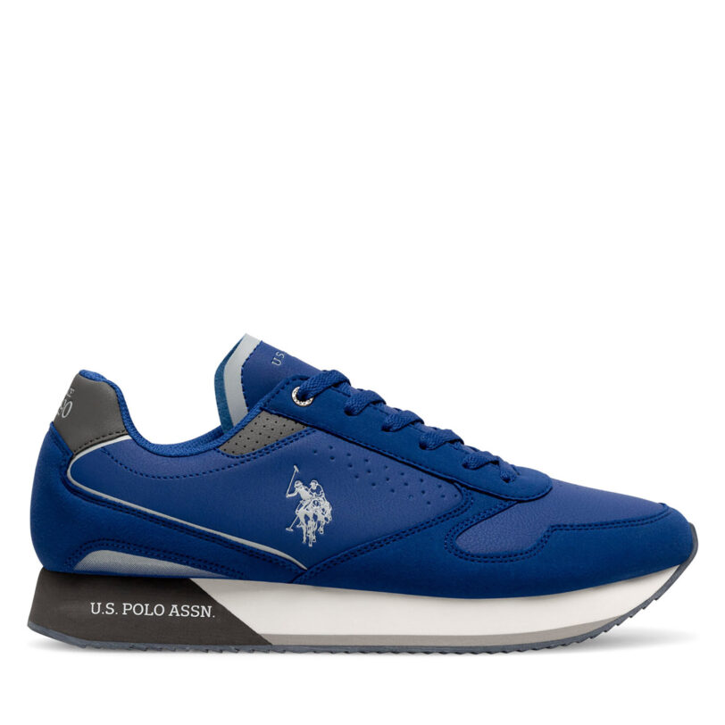Сникърси U.S. Polo Assn. NOBIL003M/4HY8 Син цвят на ниска цена