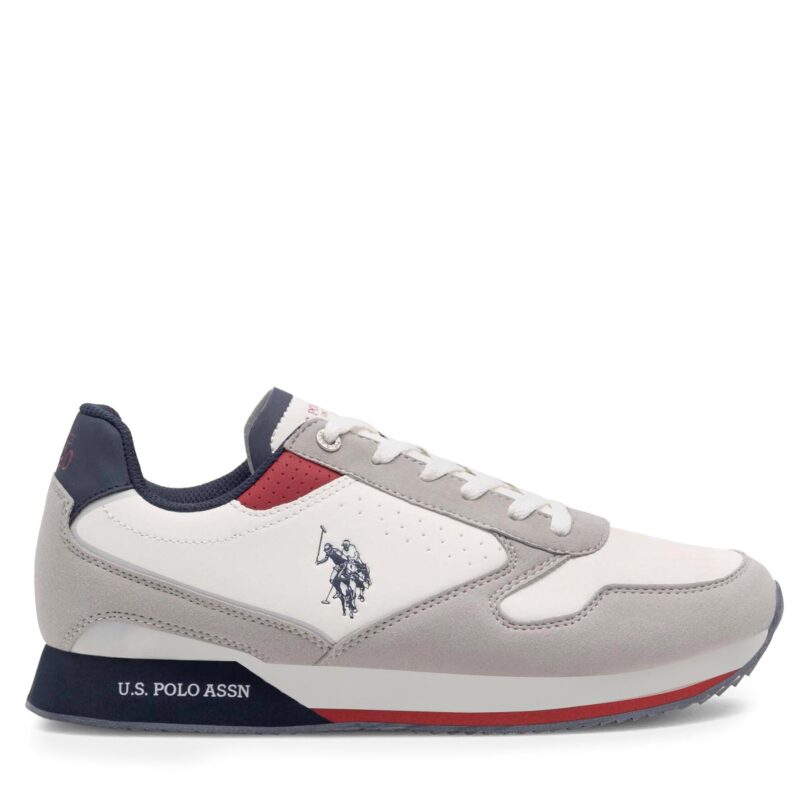 Сникърси U.S. Polo Assn. NOBIL003M/CHY4 Бял цвят на ниска цена