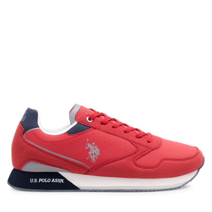 Сникърси U.S. Polo Assn. NOBIL003M/CHY4 Червен цвят на ниска цена
