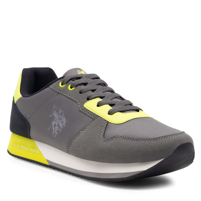 Сникърси U.S. Polo Assn. NOBIL011M/CNH1 Сив цвят на ниска цена