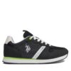 Сникърси U.S. Polo Assn. Nobil NOBIL009 Черен цвят на ниска цена