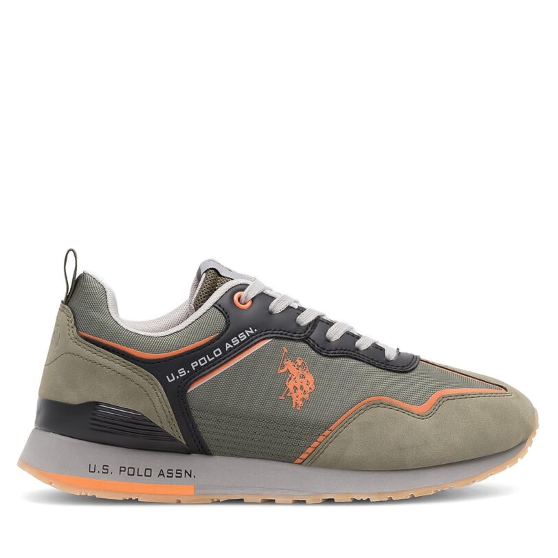 Сникърси U.S. Polo Assn. TABRY002M/CTH2 Каки цвят на ниска цена