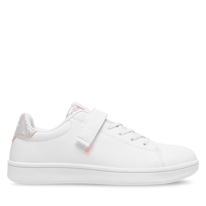 Сникърси U.S. Polo Assn. TRACE003 Бял цвят на ниска цена