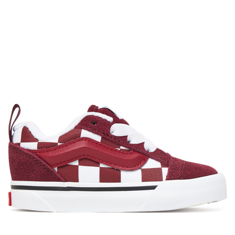 Сникърси Vans Knu Skool Elastic Lace VN000D0KBRD1 Бордо цвят на ниска цена