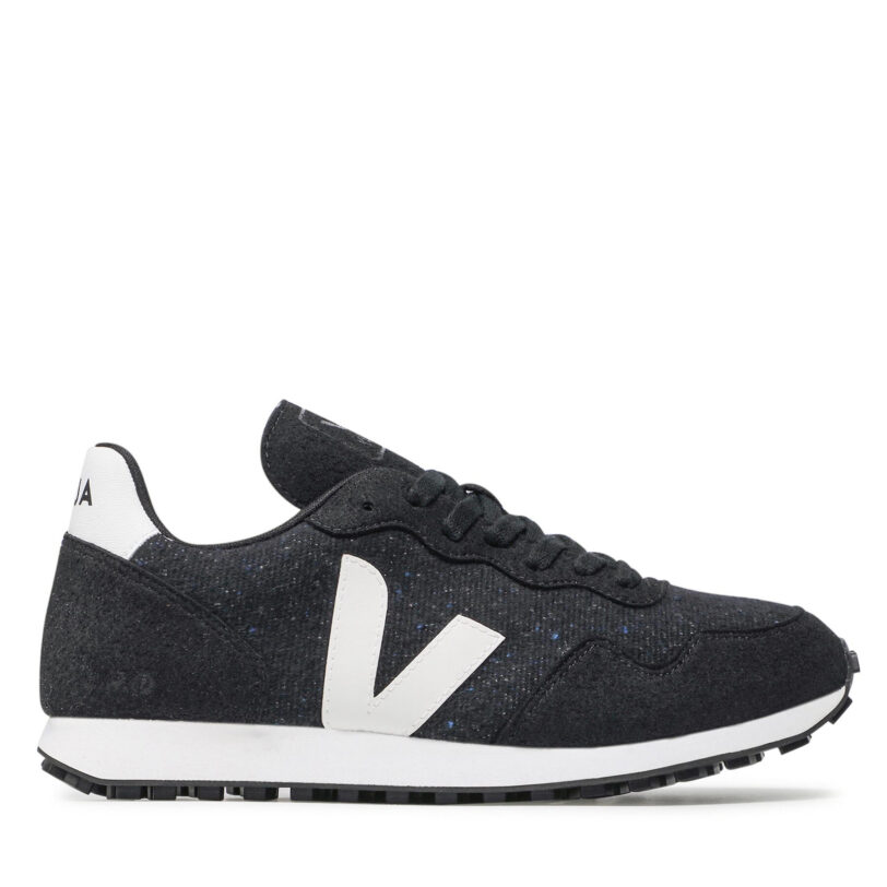 Сникърси Veja Sdu rec Flannel RR041971B Черен цвят на ниска цена