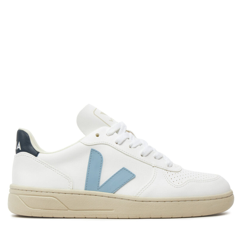 Сникърси Veja V-10 VX0703111A Бял цвят на ниска цена