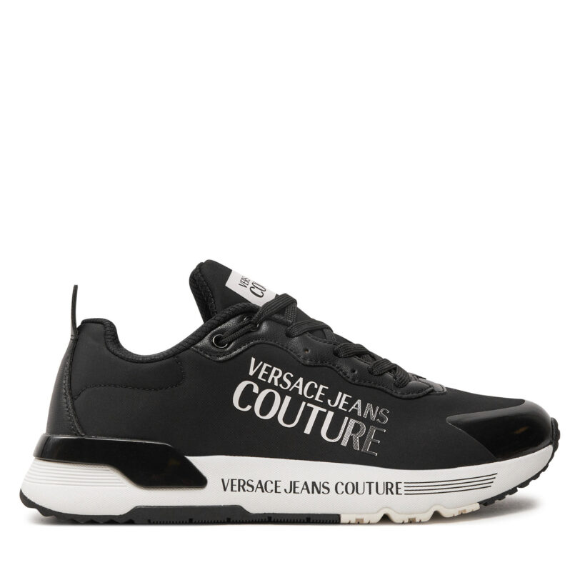 Сникърси Versace Jeans Couture 77VA3SA9 ZS904 Черен цвят на ниска цена