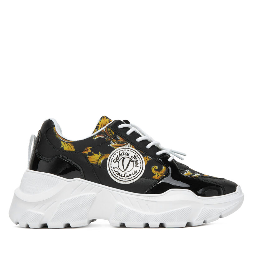 Сникърси Versace Jeans Couture 78VA3SC7 Черен цвят на ниска цена