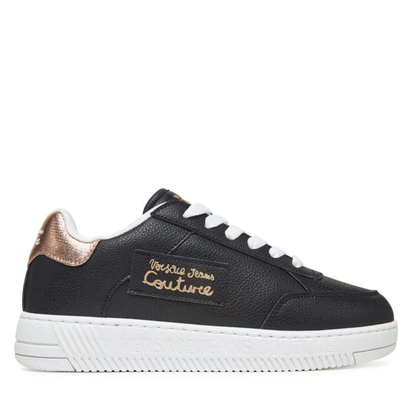 Сникърси Versace Jeans Couture 78VA3SJ5 Черен цвят на ниска цена