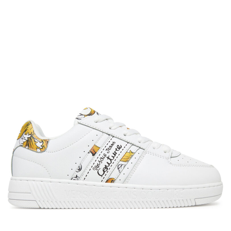 Сникърси Versace Jeans Couture 78VA3SJ7 Бял цвят на ниска цена