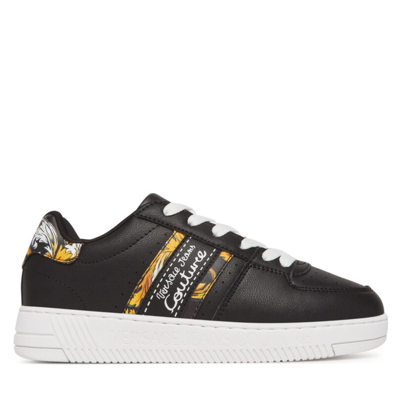 Сникърси Versace Jeans Couture 78VA3SJ7 Черен цвят на ниска цена