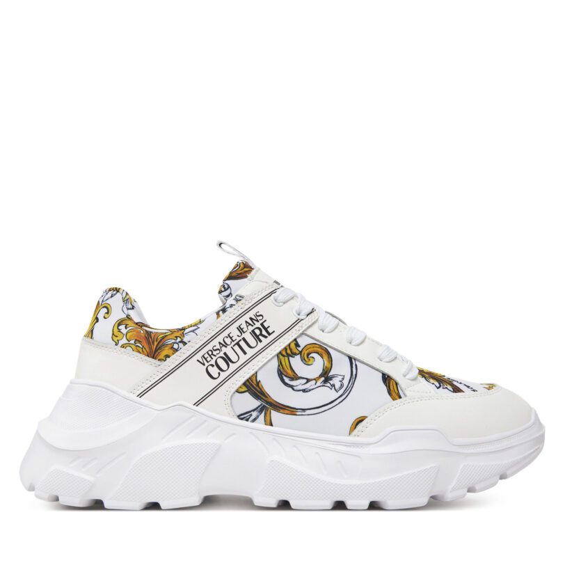 Сникърси Versace Jeans Couture 78YA3SC2 Бял цвят на ниска цена