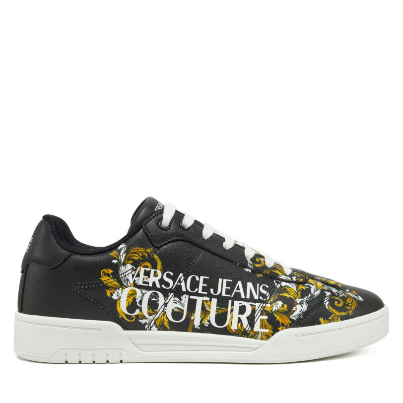 Сникърси Versace Jeans Couture 78YA3SD1 Черен цвят на ниска цена