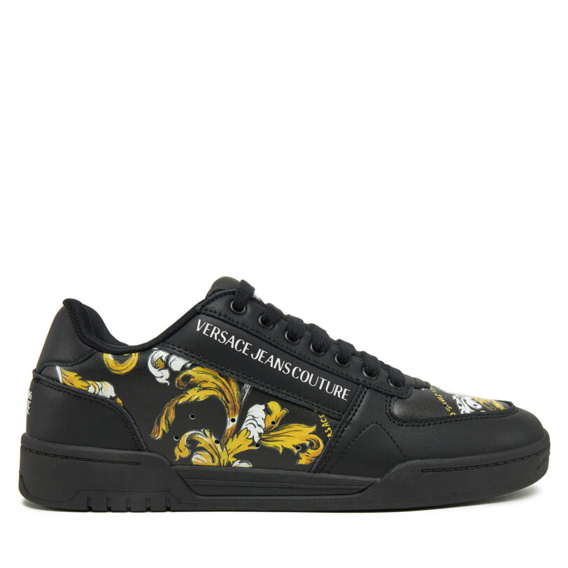Сникърси Versace Jeans Couture 78YA3SD4 Черен цвят на ниска цена