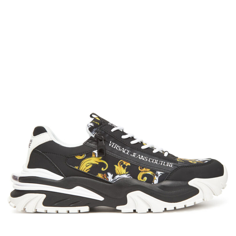 Сникърси Versace Jeans Couture 78YA3SI5 Черен цвят на ниска цена