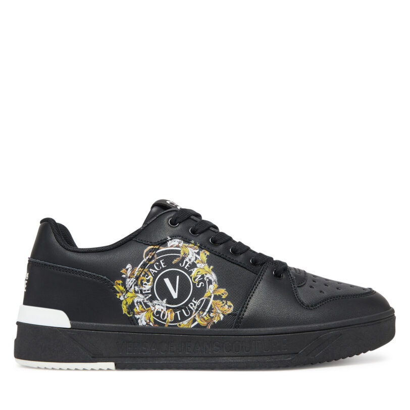 Сникърси Versace Jeans Couture 78YA3SJ1 Черен цвят на ниска цена