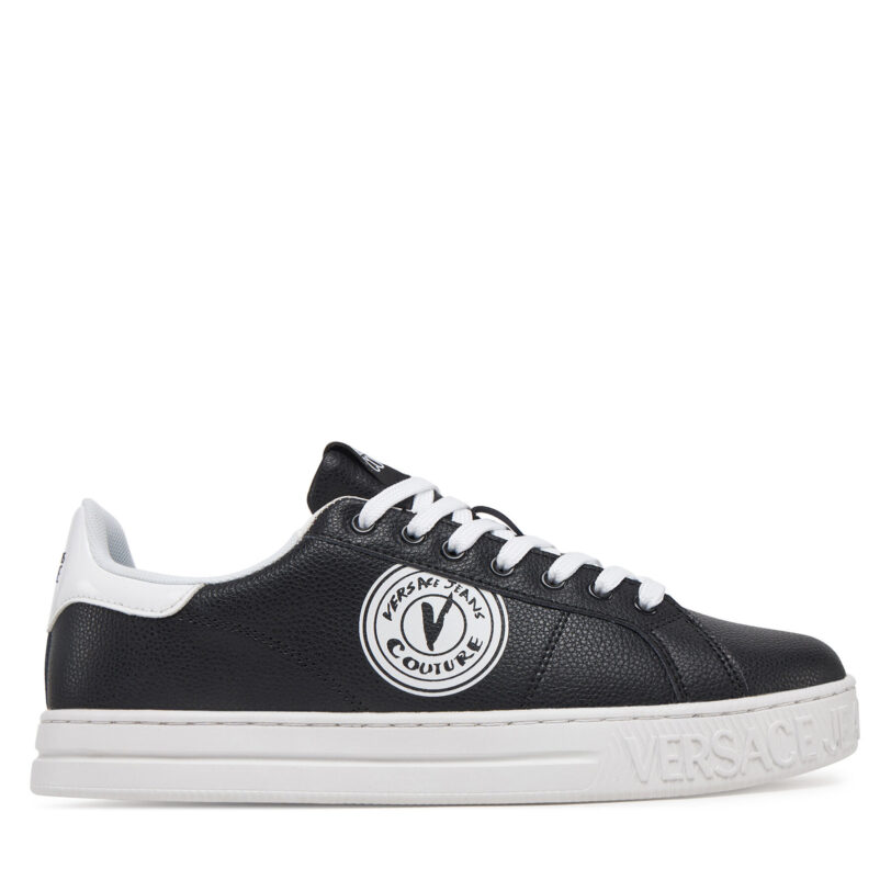 Сникърси Versace Jeans Couture 78YA3SK1 Черен цвят на ниска цена