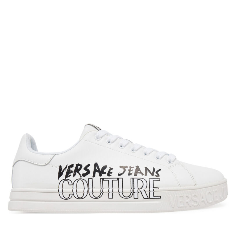 Сникърси Versace Jeans Couture 78YA3SKC Бял цвят на ниска цена