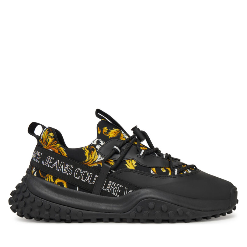 Сникърси Versace Jeans Couture 78YA3SN2 Черен цвят на ниска цена