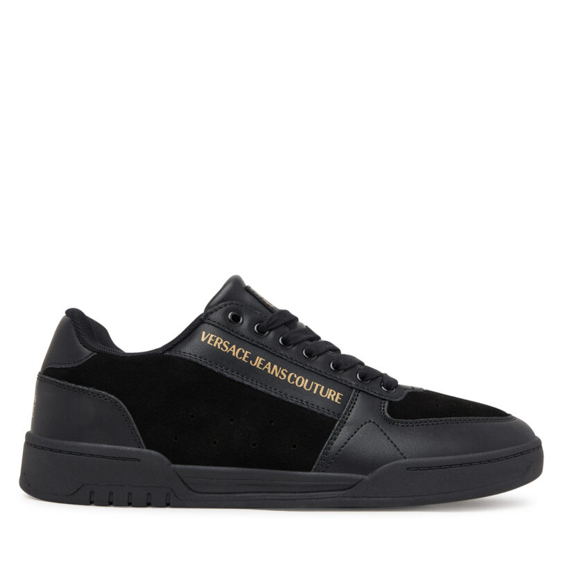 Сникърси Versace Jeans Couture 79YA3SD4 ZPB39 Черен цвят на ниска цена