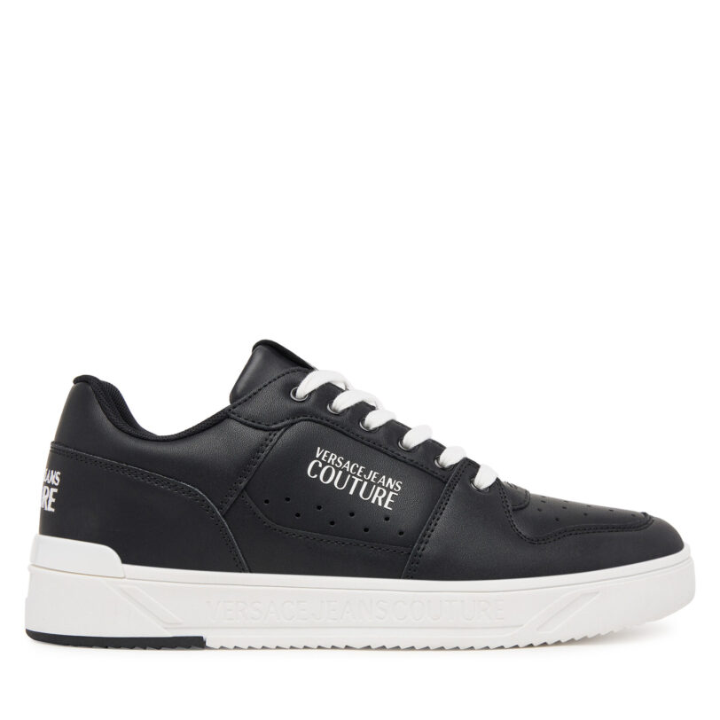 Сникърси Versace Jeans Couture 79YA3SJ4 ZPB43 Черен цвят на ниска цена