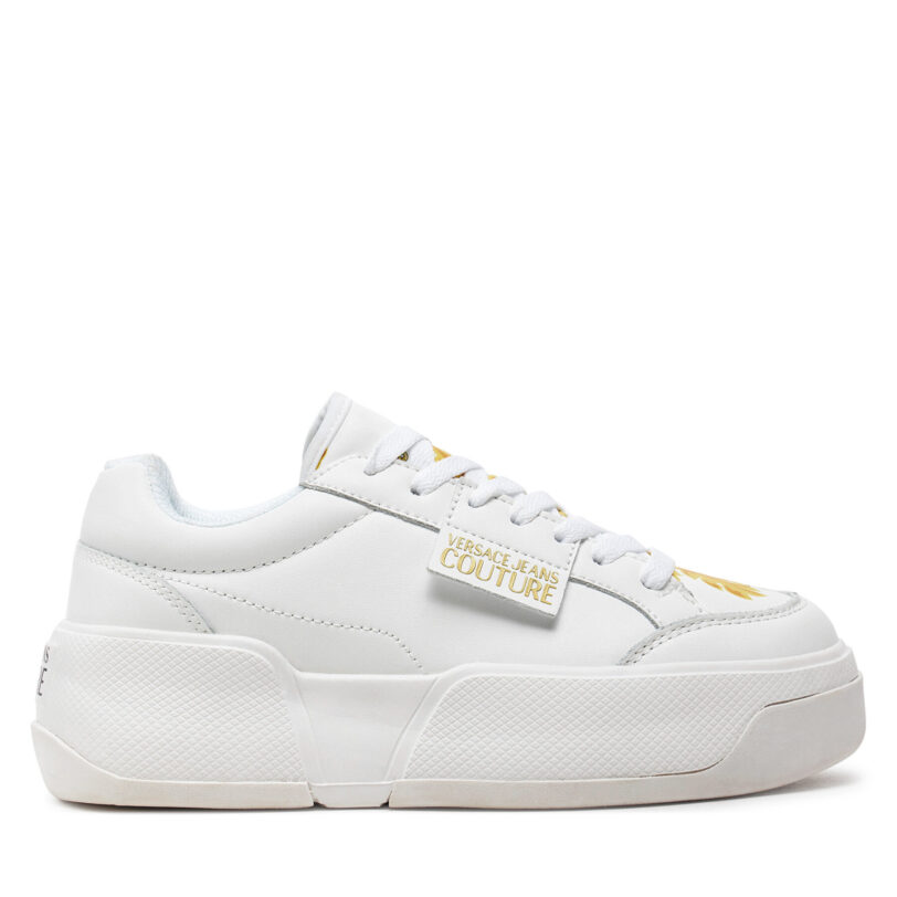 Сникърси Versace Jeans Couture Ravewing 77VA3ST2 Бял цвят на ниска цена