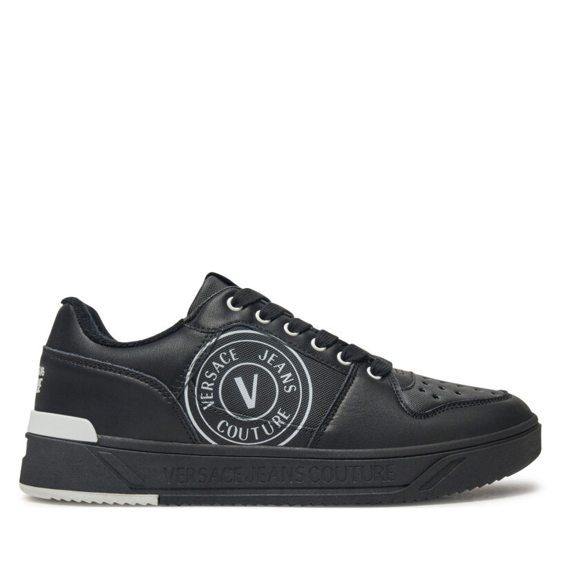 Сникърси Versace Jeans Couture Starlight 77YA3SJ1 Черен цвят на ниска цена