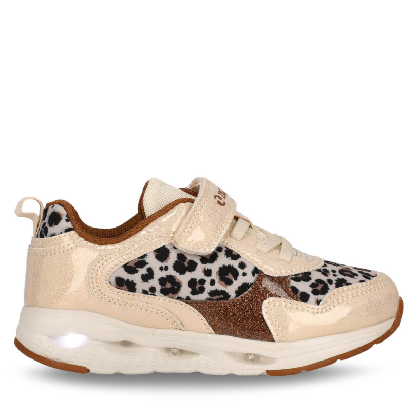 Сникърси ZigZag Certiny Kids Shoe W/lights Z222301 Бежов цвят на ниска цена