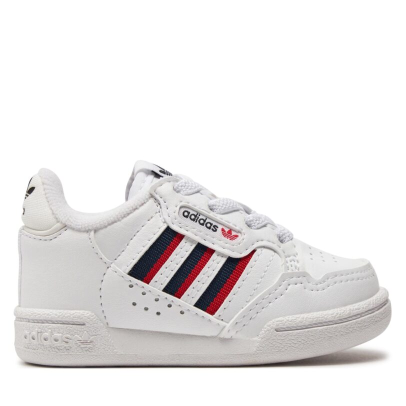 Сникърси adidas Continental 80 Stripes El S42613 Бял цвят на ниска цена