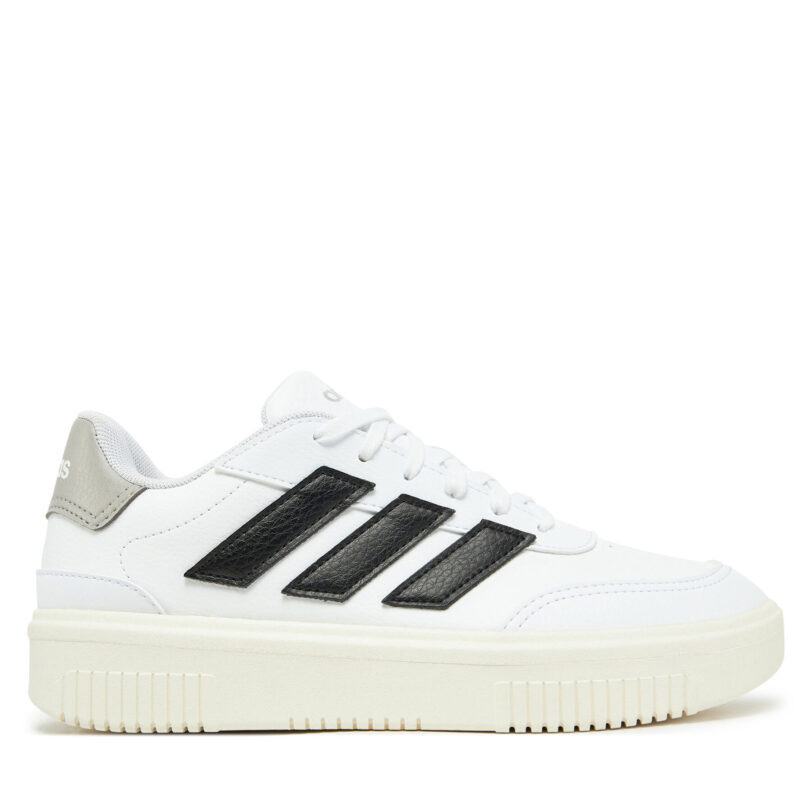 Сникърси adidas Courtblock JI2202 Бял цвят на ниска цена