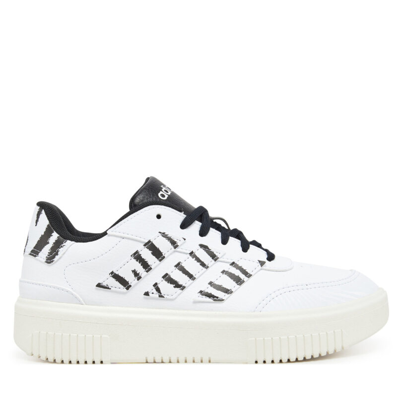 Сникърси adidas Courtblock JI2210 Бял цвят на ниска цена