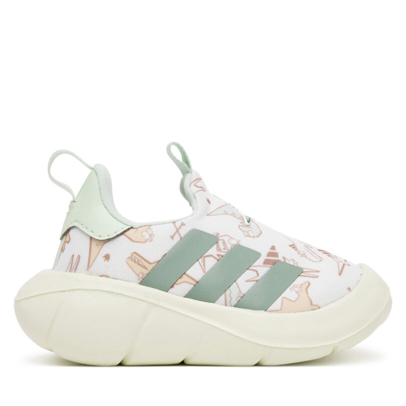 Сникърси adidas Dino Monofit JI3895 Бял цвят на ниска цена