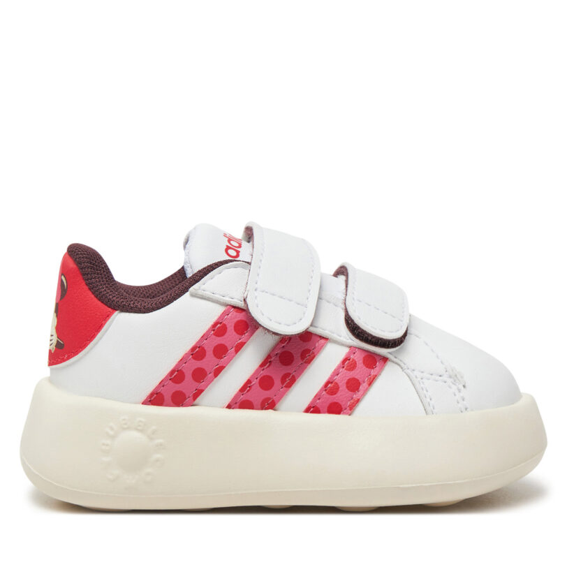 Сникърси adidas Disney Minnie Mouse Grand Court 2.0 IH6309 Бял цвят на ниска цена