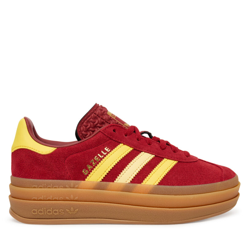 Сникърси adidas Gazelle Bold JR5953 Бордо цвят на ниска цена