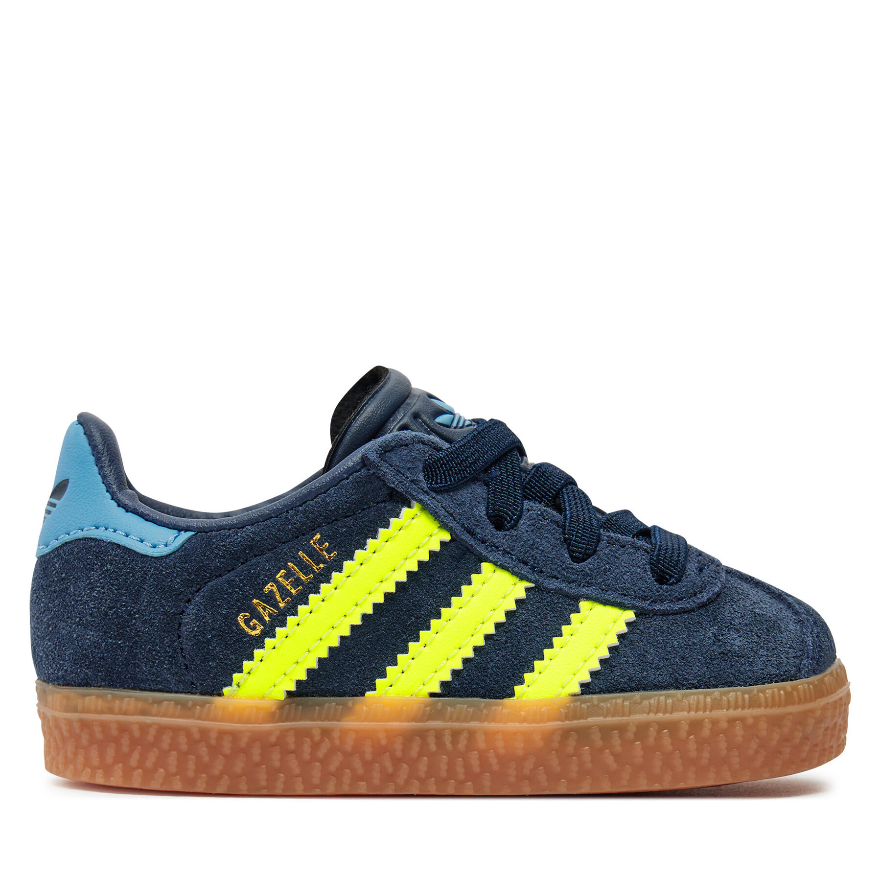 Сникърси adidas Gazelle Cf El I IH2783 Тъмносин цвят на ниска цена