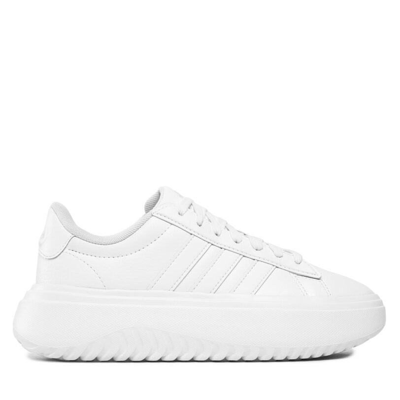 Сникърси adidas Grand Court Platform IE1089 Бял цвят на ниска цена