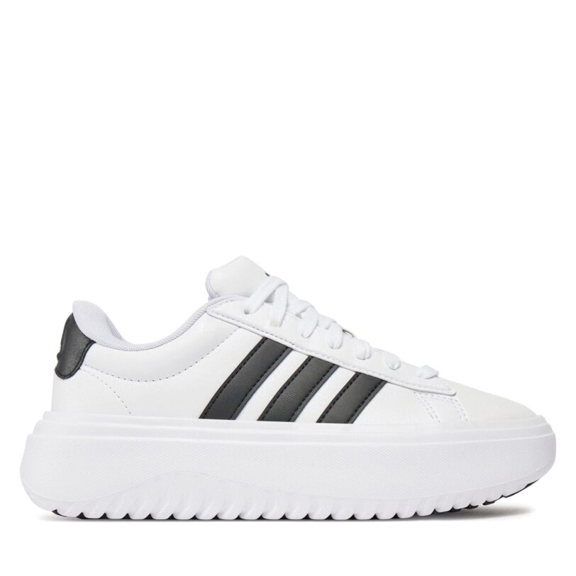 Сникърси adidas Grand Court Platform IE1092 Бял цвят на ниска цена