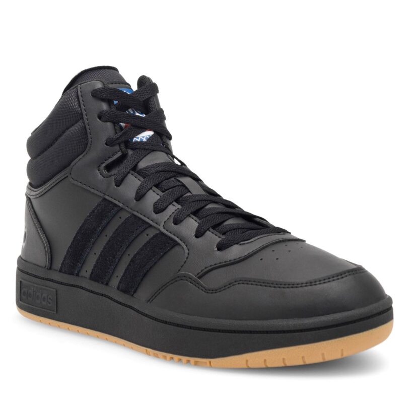 Сникърси adidas HOOPS 3.0 MID GY4745 Черен цвят на ниска цена