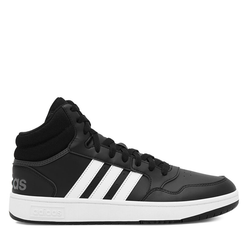 Сникърси adidas Hoops 3.0 Mid GW3020 Черен цвят на ниска цена
