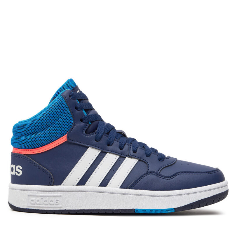 Сникърси adidas Hoops Mid 3.0 K GW0400 Тъмносин цвят на ниска цена